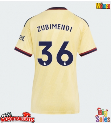 Arsenal Martin Zubimendi #36 Replica Third Stadium Shirt for Women 2026-27 Short Sleeve